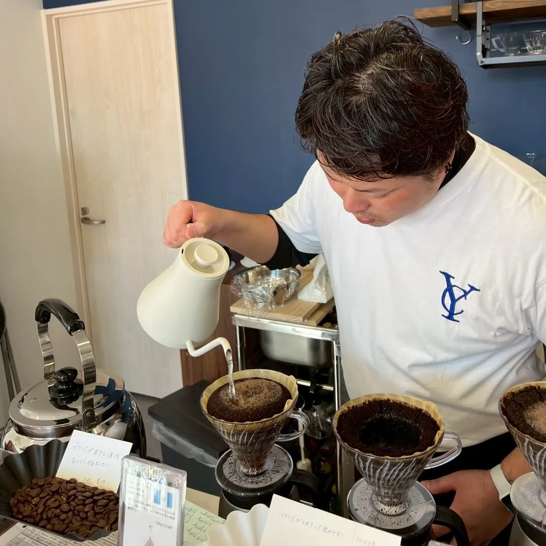 コーヒー専門店の12月後半のイベント