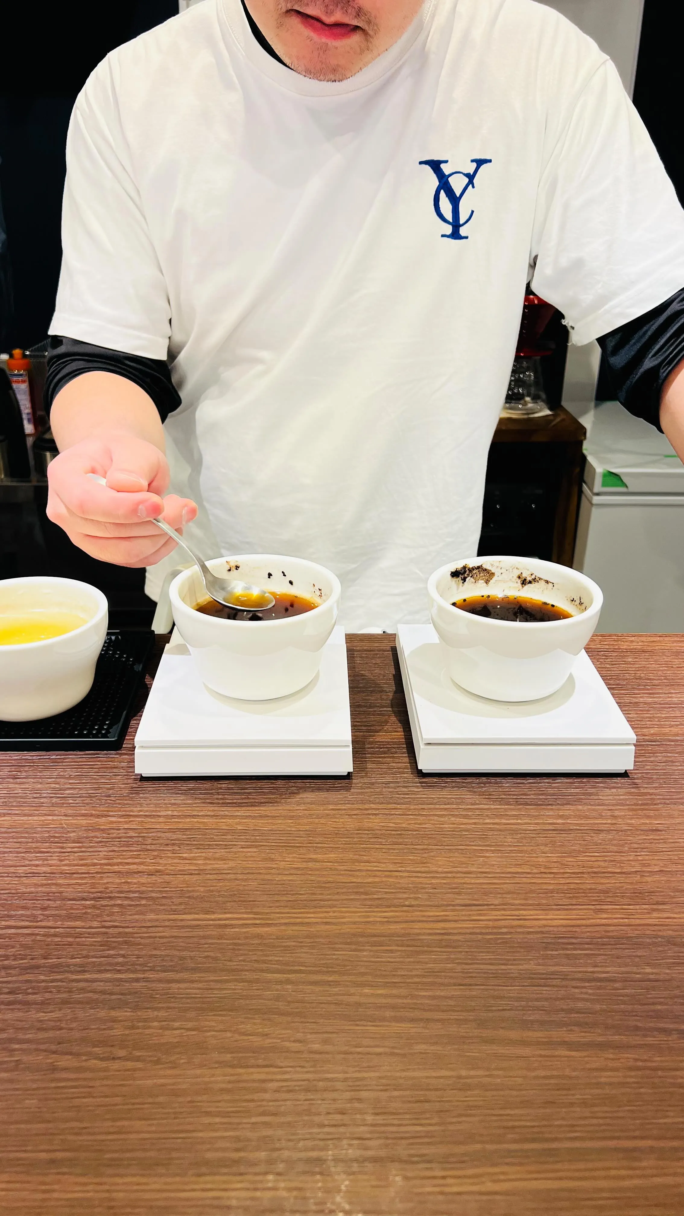 コーヒー豆の味を確認する方法。